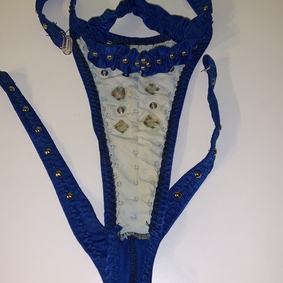Custom made bikini bottom w/garter - Picture 6 of 8